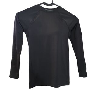 DSG Men's Charcoal Swim Rash Guard Size S 8-9